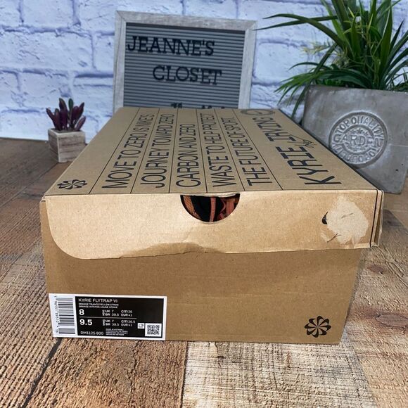 Nike Kyrie Flytrap VI 6 Orange Yellow Black Mens Sz 8 Womens Sz 9.5 DM1125-800 - Picture 13 of 13